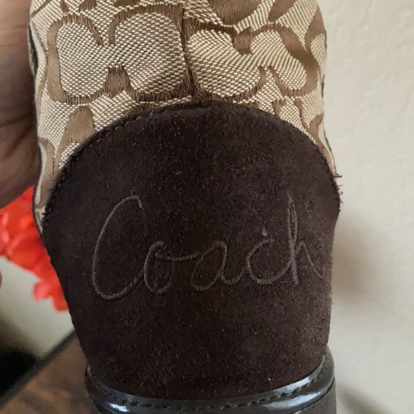 Coach Nikole Signature shearling boots - Picture 11 of 11